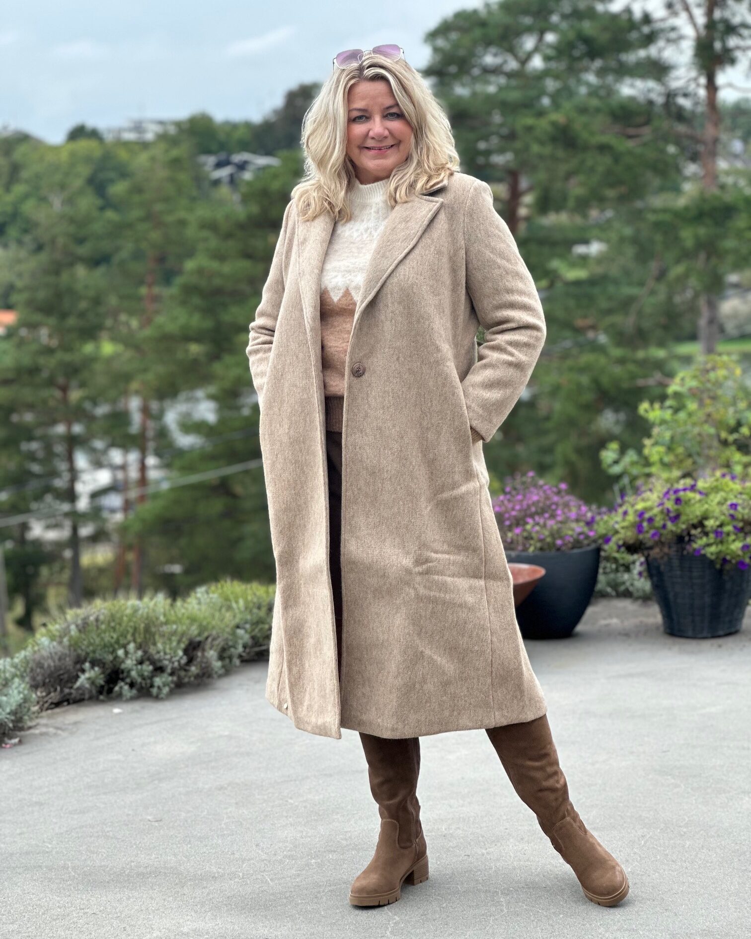 Long wool coat