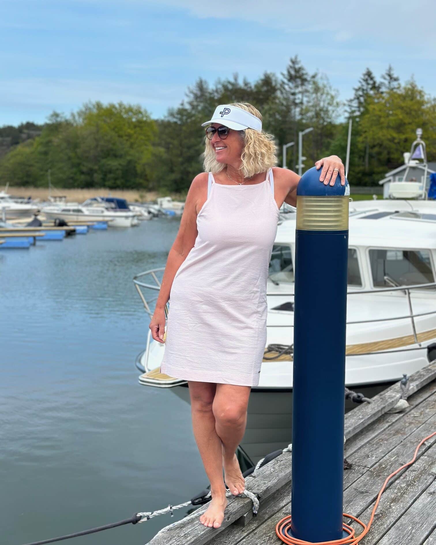 Dock strap dress